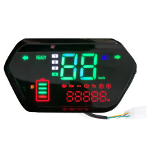 Multifunctionele meter voor motorfietsen, universele snelheidsmeter met kilometerteller, toerenteller en digitaal LCD-scherm met hoge resolutie,