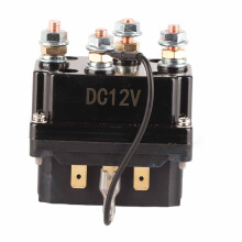 Électrovanne de treuil robuste, application universelle pour treuils de VTT/SSV de 1360 à 2268 kg (3000 à 5000 lb), contacteur 12 V 250 A en acier