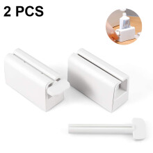 Wide Application Rolling Tube Toothpaste Squeezer, Manual Squeezer With Frosted Handles, Convenient To Use, Durable Abs Plastic, Ergonomically Designe