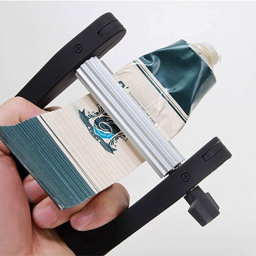 Multifunctional Roller Squeezer,Aluminum Alloy Easy To Use Toothpaste Dispenser Tool For Efficient Squeezing And Waste Reduction,10.5 * 8.5Cm 2