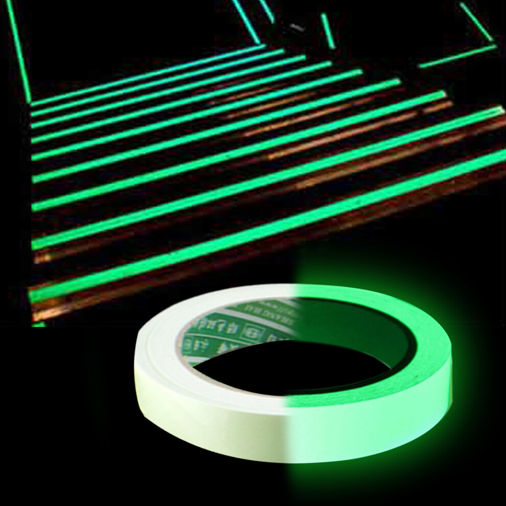 Glow In The Dark Tape For Night Safety, Industrial Grade Photoluminescent Strips Waterproof & Non-Toxic, Flexible Luminous Tape For Decorative & Emerg 9148971793352