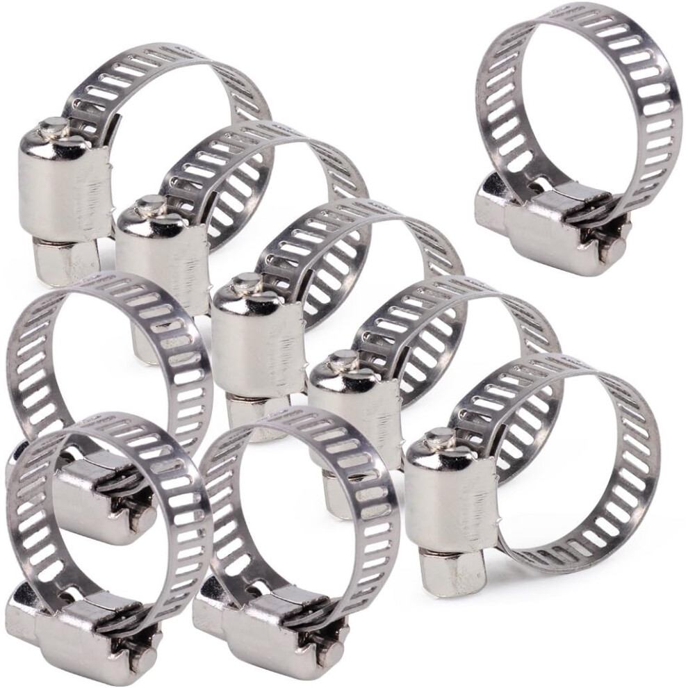 Worm Gear Design Hose Clamps, Reusable Stainless Steel Ensures Flexibility And Ductility For Varied Applications 9004841523019