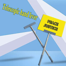 Table Top Banner Stand for Versatile Applications, Impact Resistant Aluminum Alloy/Stainless Steel with ABS Components for Advertising Sign Holder