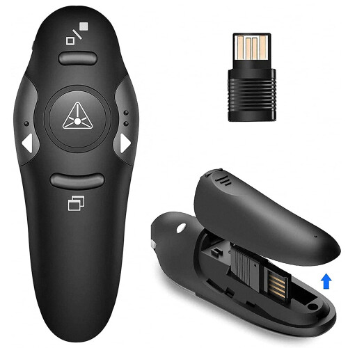 Συσκευή κλικ παρουσίασης Plug And Play, επαναφορτιζόμενο ασύρματο τηλεχειριστήριο 1