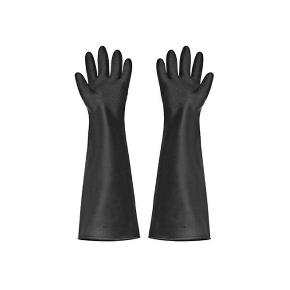 Natural Latex Gloves, Trusted Reliable Quality, Chemical Protection Gloves With Extended Cuff For Wrist And Forearm Protection, Suitable For Chemical 9405630547047