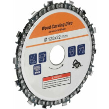 Disco de corte para motosserra altamente eficiente, ferramenta de corte multifuncional para superfícies lisas, design com 16 dentes para maior