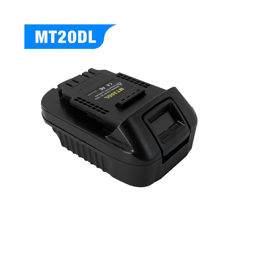 Battery Adapter For Makita 18V To Dewalt 20V Cordless Power Tools, Short Circuit Protection Ensures Safe Usage For Extended Lithium-Ion Battery 9128293335577
