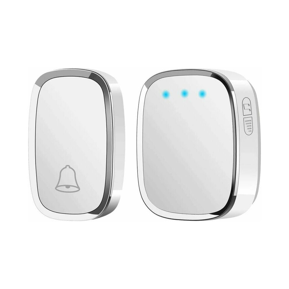 Battery Operated Wireless Doorbell, For Home Office (Incorporating 36 Selectable Ringtones, Long Range, Waterproof Design) 9405630523829