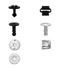 Clips de retenue pour une commodité inégalée, fabriqués en nylon noir et utilisables dans de nombreuses situations.