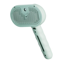 Spritz Defaux fur Kamm Fish for Cat Spritz Defaux fur Comb CAT DEFUR BRUNG Cat Steam Brush for Massage 35ml Tank for Pet Hair Removal Comb Green