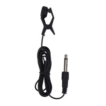 Clips for Pickup Microphone Voice Pickup for Tuner Instruments Black 6.2mm Interface Long Cable, Violin Microphone Pickup, Microphone Pickup