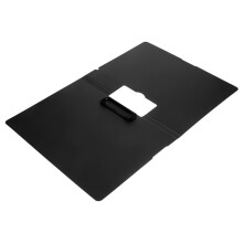 Folding clipboard with cover – Lightweight document clip board made of material for storing notes and documents, ideal for office and school use.
