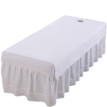 Massage Bed Cover Film Coated Waterproof For Salon Barbershop No Hole White 220x118