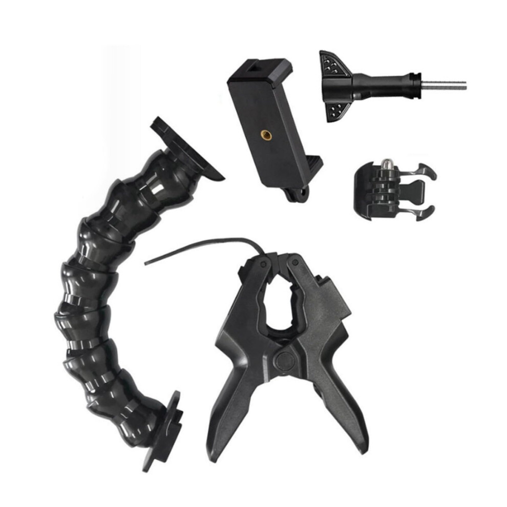 Long Arm Clip Clamp Mount Camera Accessories Flexible Clamp Mount Gooseneck Mount Gooseneck Stand For Action Camera Scope Of Delivery: 2 Pieces 9426802284027