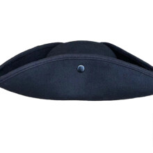 Chapeau de capitaine de pirate pour femmes et hommes,-Noir