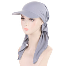 Foulard chapeau de Baseball à longs bords chapeau de-gris clair