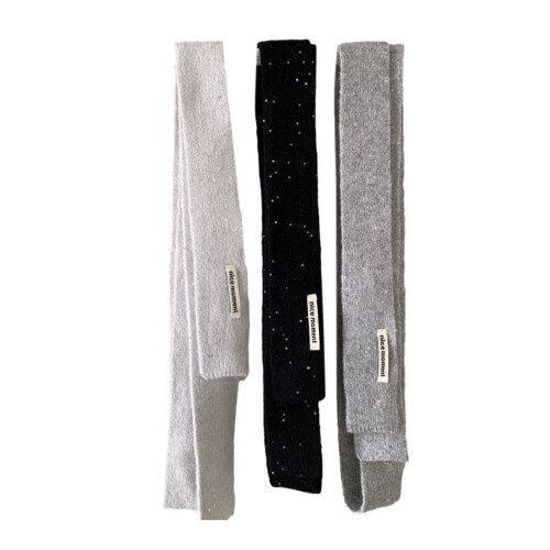 Tenue décontractée écharpe hip hop écharpe styles-Gris 2
