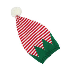 Joli chapeau de père noël, chapeau de-triang rouge et blanc