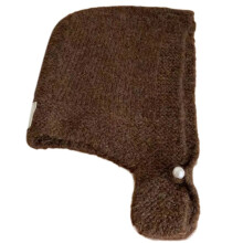 Chapeaux unisexes sophistiqués, chapeau d'hiver pelucheux-brun