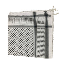 Foulard Shemagh du désert pour l'extérieur, foulard arabe-Blanc