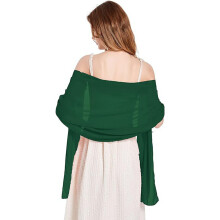 Châle de cérémonie de mariage, photographie de mariée,-Vert