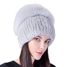 Chapeau en tricot Vintage, chapeau en fourrure pour-2