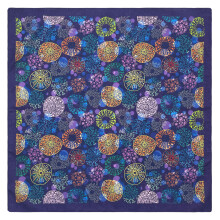 Foulard carré luxueux à la mode pour femmes, foulard doux-FW