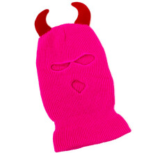 Bonnets tricotés, cagoule d'extérieur, chapeau de-rose rouge