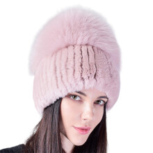Chapeau tricoté Vintage, chapeau en fourrure pour-10