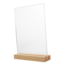 Acrylic Transparent 21.00X15.00X4.50CM Tshaped Sign Display Stand