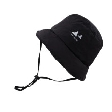 Chapeau seau réglable, chapeau isolé confortable,-Noir