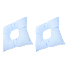 2Pz Cuscino Viso Massaggio Cotone Traspirante