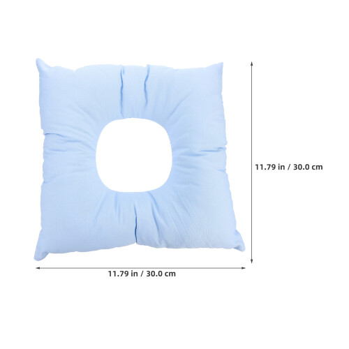 2Pz Cuscino Viso Massaggio Cotone Traspirante 2