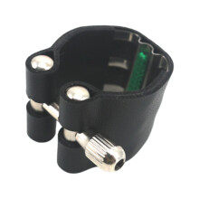 Alto Saxophone Ligature, Saxophone Mouthpiece Clip, Leather Sax Ligature