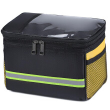 Bike Basket Bag Large Capacity Detachable Handlebar Bicycle Frame Pouch Waterproof Yellow