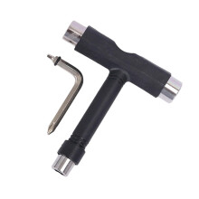 T Shape Skateboard Wrench Portable Skateboard Tool For Longboards And Roller Skate Multi Tool For Trucks Bolts