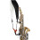 Adjustable leather saxophone neck strap, softly padded, for a comfortable playing experience 3
