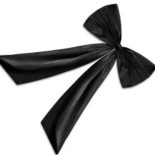 Elegante strikdecoratie voor bruiloftsfeest, huisdecoratie-Zwart