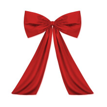 Weiche Feier-Schleifen-Ornament, erhältlich in eleganter-Rot