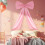 Large Bows Backdrop Wall Decoration Multiple Purpose For-White 6