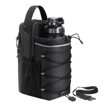 Generic Magnetic Gym Bag With Water Bottle Holder And Adjustable Strap, LeakProof Pouch, 11 x 16 x 26 cm For Training