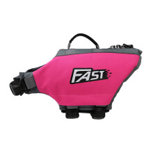 Waterproof Pet Flotation Coat Adjustable Dog Life-Deep pink M
