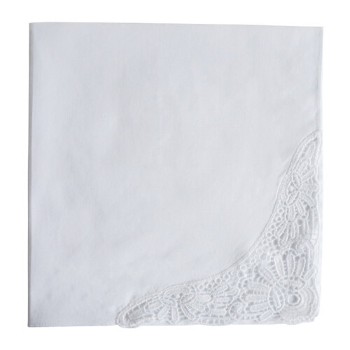 White Handkerchief For Fabric Painting Projects Breathable-B
