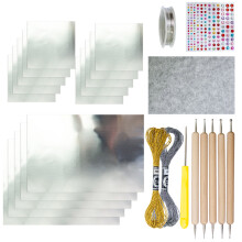 Creative Foil Art Set For Kids Adults Handmade Craft And-Silver
