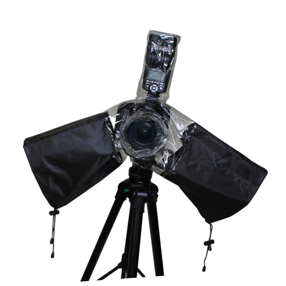 Rain Cover For Camera With Drawstring, Waterproof Camera Cover For Lens Protection, Flexible Design For Slr And Dslr, Protects Against Rain And... 9365049826068