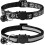 Reflective Cat Collar With Bell And Release, Adjustable 1932cm Black Kitten Collar 2