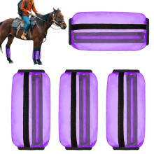 Shoofly Horse Boots, Breathable Horse Leggings, Fly Net Hoof Boots, Ventilated Horse Fly Leaves for Daily Training, Competition