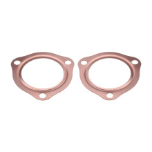 Reusable Copper Header Exhaust Collector Gaskets 31/2 Inch Compatible With SBC BBC 302 350 454 2.5 Inch Collectors