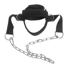 Headgear Head And Neck Trainer Core Strength Adjustable Size Durable Material Black Universal Compatibility