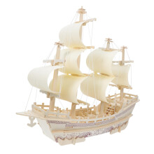 Wooden  model puzzle kit, DIY sailboat building model, inspired home decoration, educational DIY craft toy for adults and teenagers